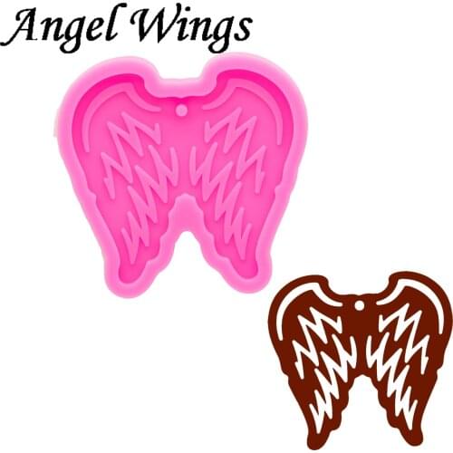 Bird Feathers silicone mold for epoxy. Super glossy resin mold. DIY form for a Keychain. Jewelry diy mold DY1041