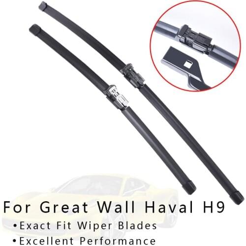 Winshield Wipers Blade For Great Wall Haval H9 ( Hover H9 ) from 2015 2016 2017 windscreen wiper car Accessories wholesale
