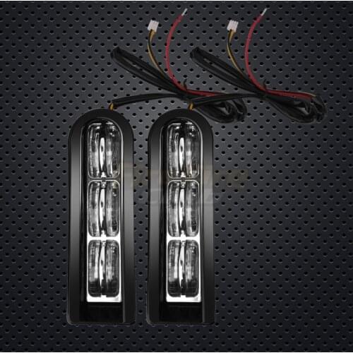 Motorcycle LED Light Accent Saddlebag Inserts Support Tail Light For Harley Touring Electra Road Glide FLTRUSE CVO FLHR 14-20