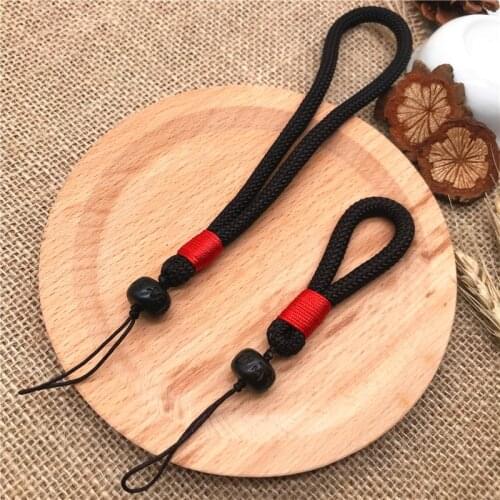 High quality Handmade Wristband with the Bead lanyard Customized Key Durable Lanyard Bold phone rope Camera car key lanyard