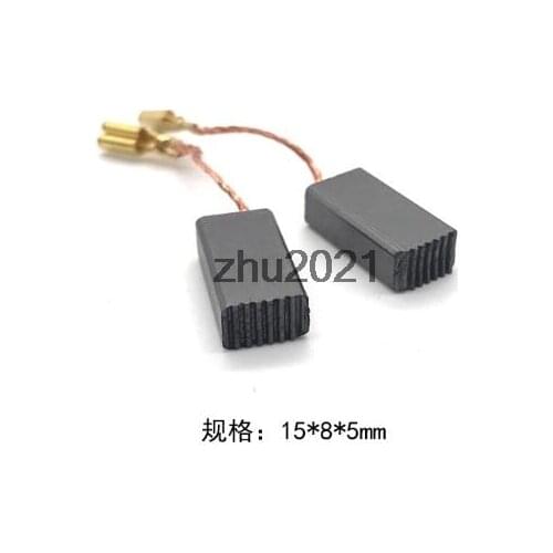 2 Pcs Repair Part 16mm x 8mm x 5mm Motor Carbon Brushes for Bosch GWS6-100