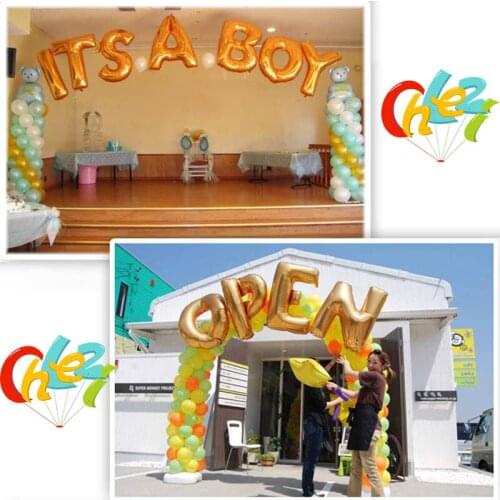 40inch Gold Silver alphabet Helium Letter balloons Birthday Make a Proposal Wedding Party decor A-Z Pink Blue Foil Letter Ballon