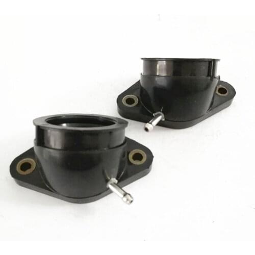 2PCS Motorcycle 2GV-13586-01 2GV-13596-00 Carburetor manifold Interface Adapter For Yamaha XV400 XV500 XV535 Virago 400 500 535