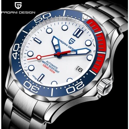 PAGANI DESIGN 2020 New 007 Mens Watches Brand luxury Mechanical Watches For Men Automatic Watch Men 100M Waterproof Clock Mans