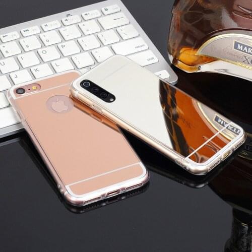 Case For Samsung Galaxy A30 A50 A10 A20 A70 A40 S10 S8 S9 Plus S5 S6 S7 Edge Note 10 9 8 A6 2018 TPU mirror soft edge Cover