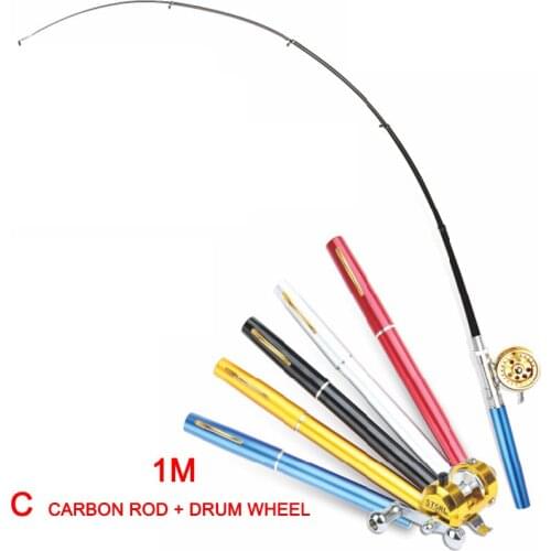 EMMROD 1 meter 2 round boutique pen fishing rod sea otter ice fishing rod throwinggear set C Free Shipping