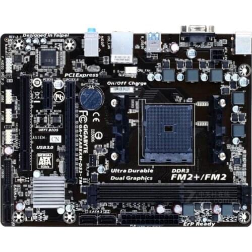 FM2+ A88X For Gigabyte GA-F2A88XM-DS2-TM Original Used Desktop Motherboard F2A88XM-DS2-TM DDR3