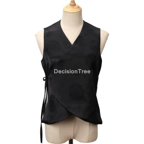 2021 chinese traditional tang suit vestchinese style hanfu qipao top oriental female cheongsam lady chinese hanfu vest