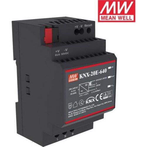 MEAN WELL KNX-20E-640 640mA 30Vdc 20W meanwell KNX Power Supply KNX-20E with integrated choke