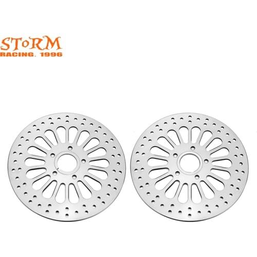 Motorcycle Front And Rear Brake Disc Rotor Set For HARLEY Touring Softail Sportster Dyna 1984-2013