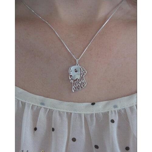 Newest Unique Handmade Golden Retriever Pet pendant for women choker necklace Dog Jewelry Pet Lovers Gift Idea