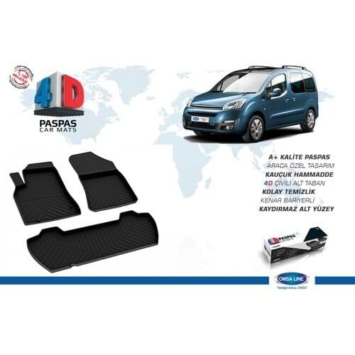 Omsaline Fit For Citroen Berlingo ll 4D Black (2008-)