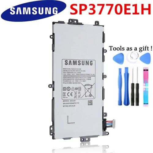 Original Samsung Tablet Battery SP3770E1H For Samsung Note 8.0" GT-N5100 N5110 N5120 4600mAh with Tools SP3770E1H Battery