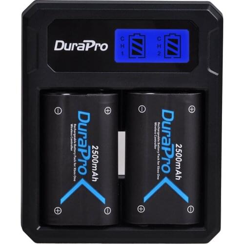 2500mAh DP- XB1 Rechargeable battery + LED charger combination for Xbox One / Xbox One S/Xbox One X/Xbox Series X/S Gamepads