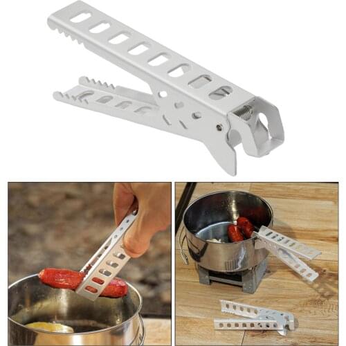 Camping Bowl Pot Clamp Pan Gripper Hand Anti-scald Clip for Kitchen Ovens