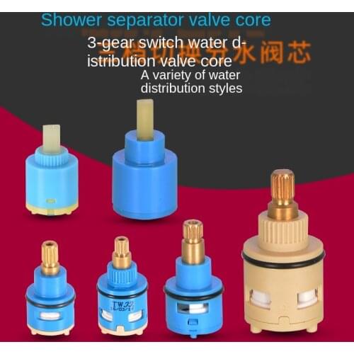 Spool Three-stage diverter valve core 22 / 26mm shower three-stage switch faucet valve core valve switch accessories