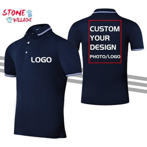 STONE VILLAGE Mens Summer Polos