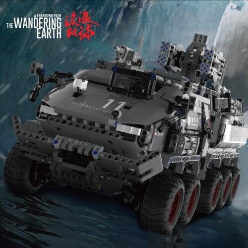MI Wandering Earth Building Blocks Model Assembly Toy Building Blocks Engineering Vehicle CN171 Troop Carrier