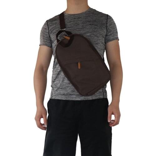 Picnic bag solid color wear-resistant waterproof one-shoulder picnic tableware storage bag picnic simple outdoor storage bag