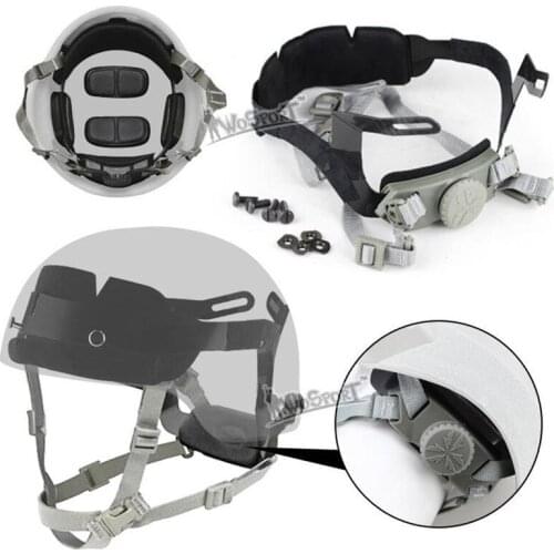 Tactical helmet head locking buckle system Adjustable Strap Hunting Wargame Helmet Inner Strap System Military Airsoft