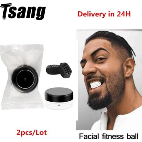 Fitness Face Masseter Jaw Exerciser Ball Facial Silica Gel Muscle Double Chin Reducer Trainer Exerciser Chew Bite Ball Training