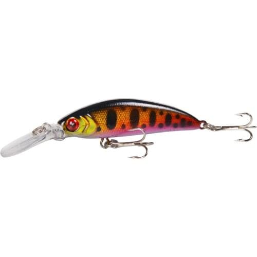 Pesca Hard Fishing Lure Slow Sinking Minnow Fishing Wobbler Isca Artificial Baits For Bass Perch Pike 6g/7cm