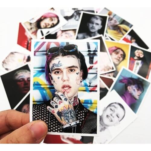 25PCS Rapper Singer Lil Peep Rock Graffiti Stickers DIY Motorcycle Luggage Guitar Skateboard Waterproof Sticker for Kid Toy Gift