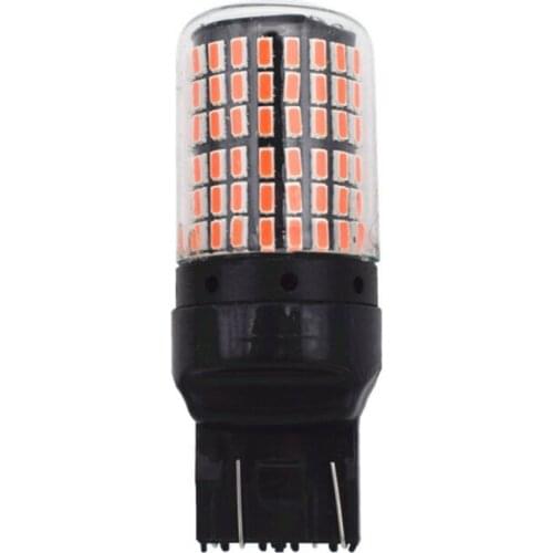 Strobe Light Bulb T20 7443 3014 144SMD Tail 2Pcs Brake Canbus DC 12v-24v Flash LED Brand New