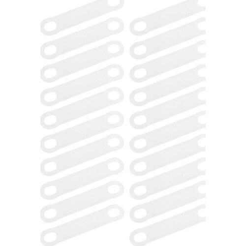 20Pcs Silicone Clothes Hangers Anti Slip Strip Clothes Rack Pad Windproof D08D