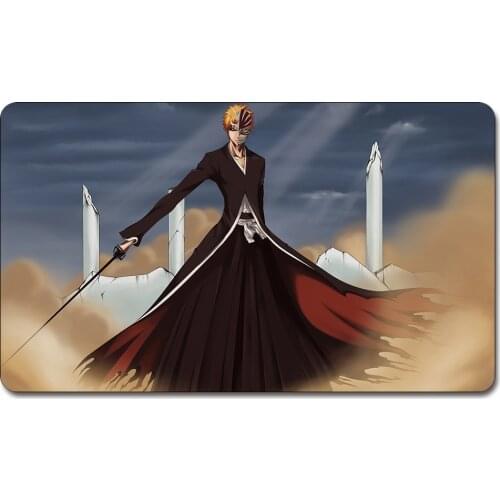 525 Custom Anime Game Playmat ( Anime Bleach Play Mat) Board Games Custom Big Play Pad with Playmat Storage Bag