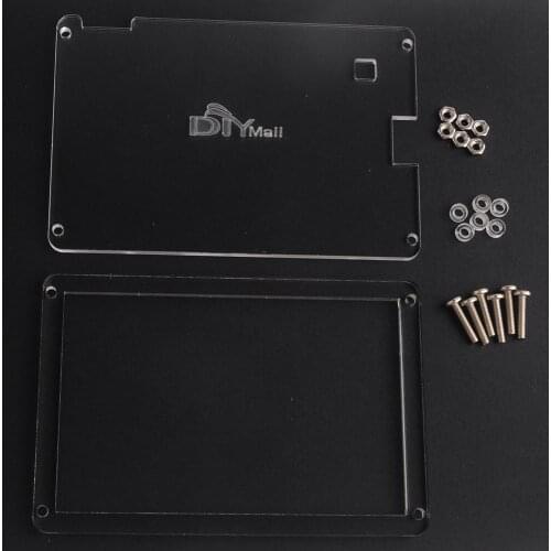 4.3" Acrylic Transparent Clear Case Enclosure for Nextion 4.3 inch HMI Touch Display LCD Screen Module (Basic Version) FZ1719-C