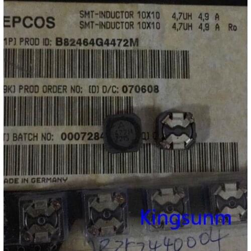 Free shipping 10pcs B82464G4474M "INDUCTOR POWER 470UH.50A SMD"