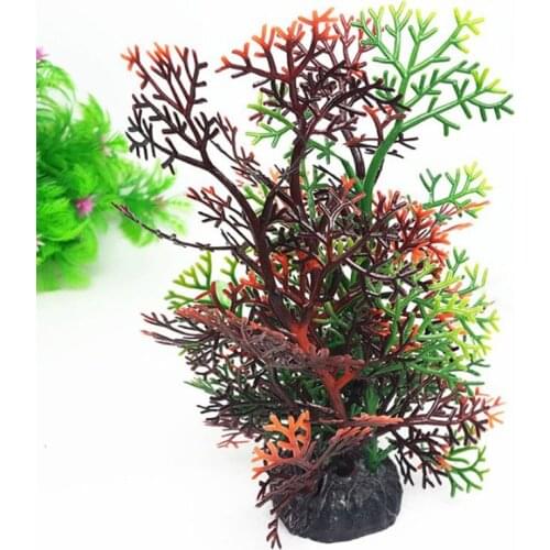 Fish Tank Aquarium Ornament Plants Artificial Coral Water Grass Landscape Decoration Coral Tree 2 Colors High Quality