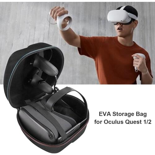 Portable Storage Box for Oculus Quest 2 VR Glasses Headset EVA Travel Carrying Case for Oculus Quest 2 Accessories Bag