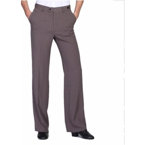 Hot Selling Male Latin Dancing Trouser Black Khiki Colors Pants Samba Chacha Paso Professional Mens Ballroom Dance Clothes 7031