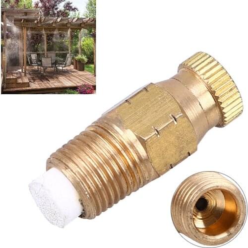 JX-LCLYL 1/8" Gold Mist Sprinkler Head Spray Misting Nozzle Garden Farm Irrigation System