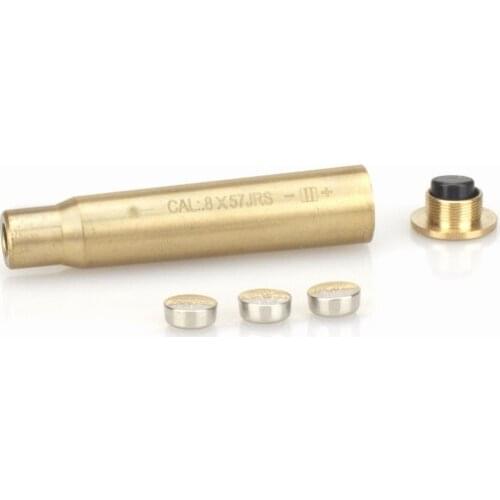 Rifle Collimator 8x57JRS Gun Laser Boresighter In Chamber Red Dot Laser Hunting Bore Sighter Rifle Light