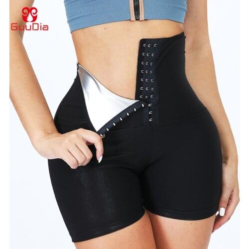 GUUDIA Waist Trainer Body Shapers Shorts Hot Thermo Pants Weight Loss Corset Gym Workout Waist Trainer Shaper Body Shapers