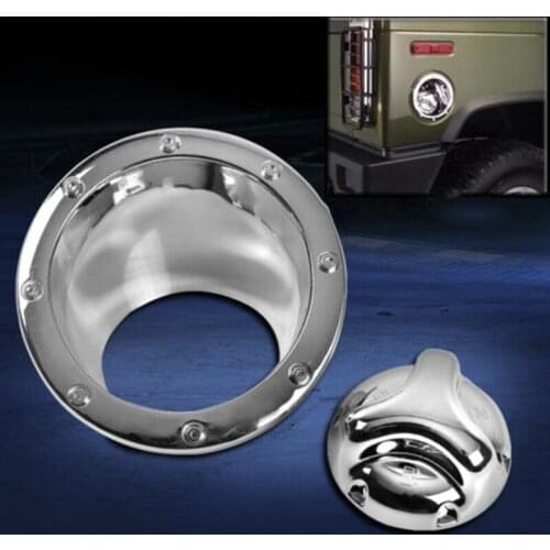 Car Gas Tank Cover Fuel Door Bezel Cap Moulding Trim for Hummer H2 2003-2009