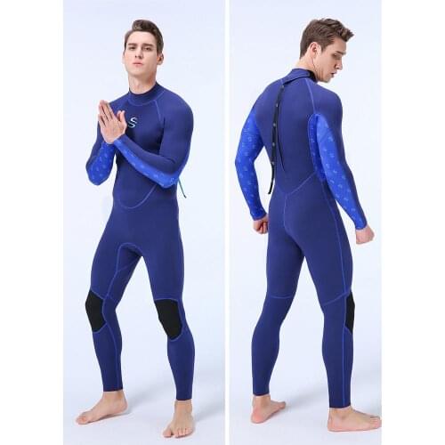 Full Body Back Zip Long Sleeve Wetsuit Mens 2mm Premium Neoprene Thermal for Scuba Dive, Surfing, Snorkeling,Kayaking Spring