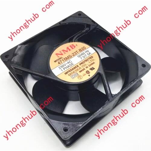 NMB-MAT 4715MS-23T-B20 D00 AC 230V 7.5W 120X120X38mm Server Cooling Fan