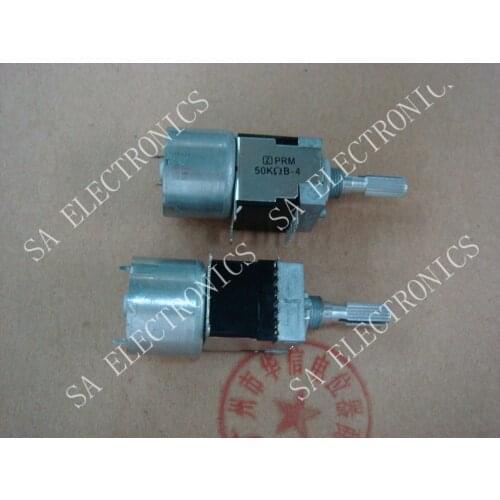 [SA]Z -made single row of double- digit motor control [WHE1615C] B10K B100K B50K shaft 25MM Flower--10PCS/LOT