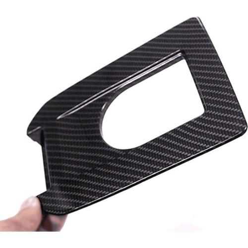 Fit For Land Rover Discovery Sport 2015-2017 Auto Car Gear Shift Box Panel Frame Trim Sticker Car-styling ABS Carbon Fiber Black