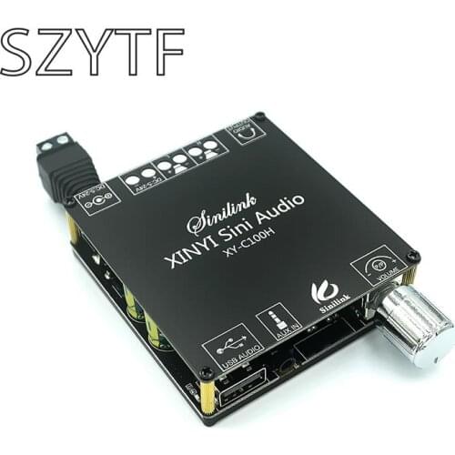 Sini Audio 100W HIFI level stereo bluetooth digital power amplifier board module TPA3116