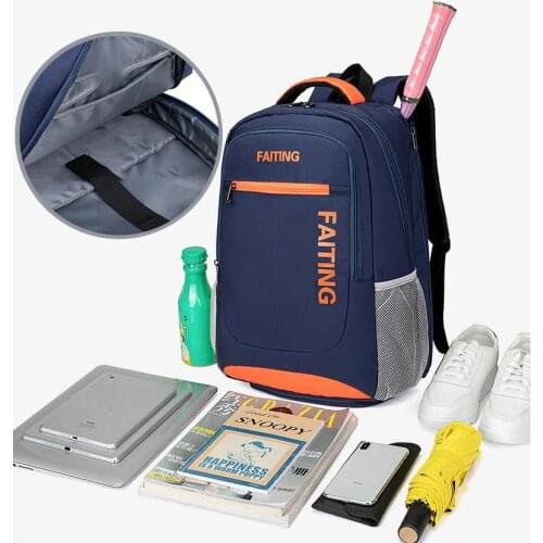 Pu Leather Sport Bag Badminton Gym Bag Waterproof Racket Tennis Pocket Shoulder Bag Athletic Bag Fashion Handbags Women Men -40