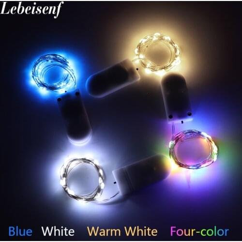 10pcs 1M 2M 3M 5M copper wire LED string lights holiday lighting fairy tale garland christmas tree wedding party decoration