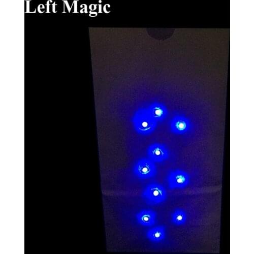 Bag O Lites Light Up Include Finger Light Magic Tricks Red/Blue Light For Close Up Magic Toy Mentalism Bar Show Illusion Tour
