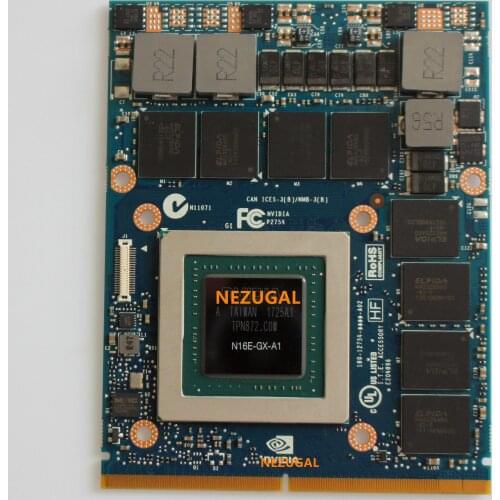 GTX 980M GTX980M Graphics Video Card N16E-GX-A1 8GB GDDR5 MXM For Dell For Alienware For MSI For Clevo