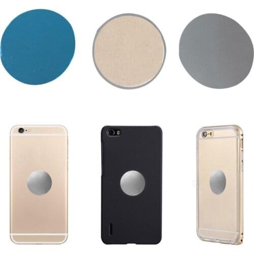 10Pcs 30mm Round Replacement Metal Plate for Magnetic Car Mount Phone Holder