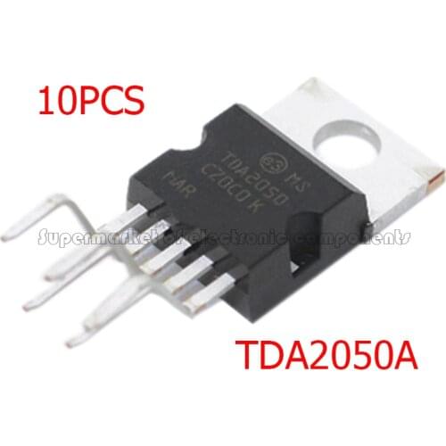 10PCS TDA2050A TDA2050 TO220-5 TO220 New Original